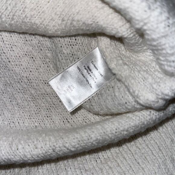 Coldwater Creek Cream Short Sleeve Sweater | Sz PM - Picture 4 of 5